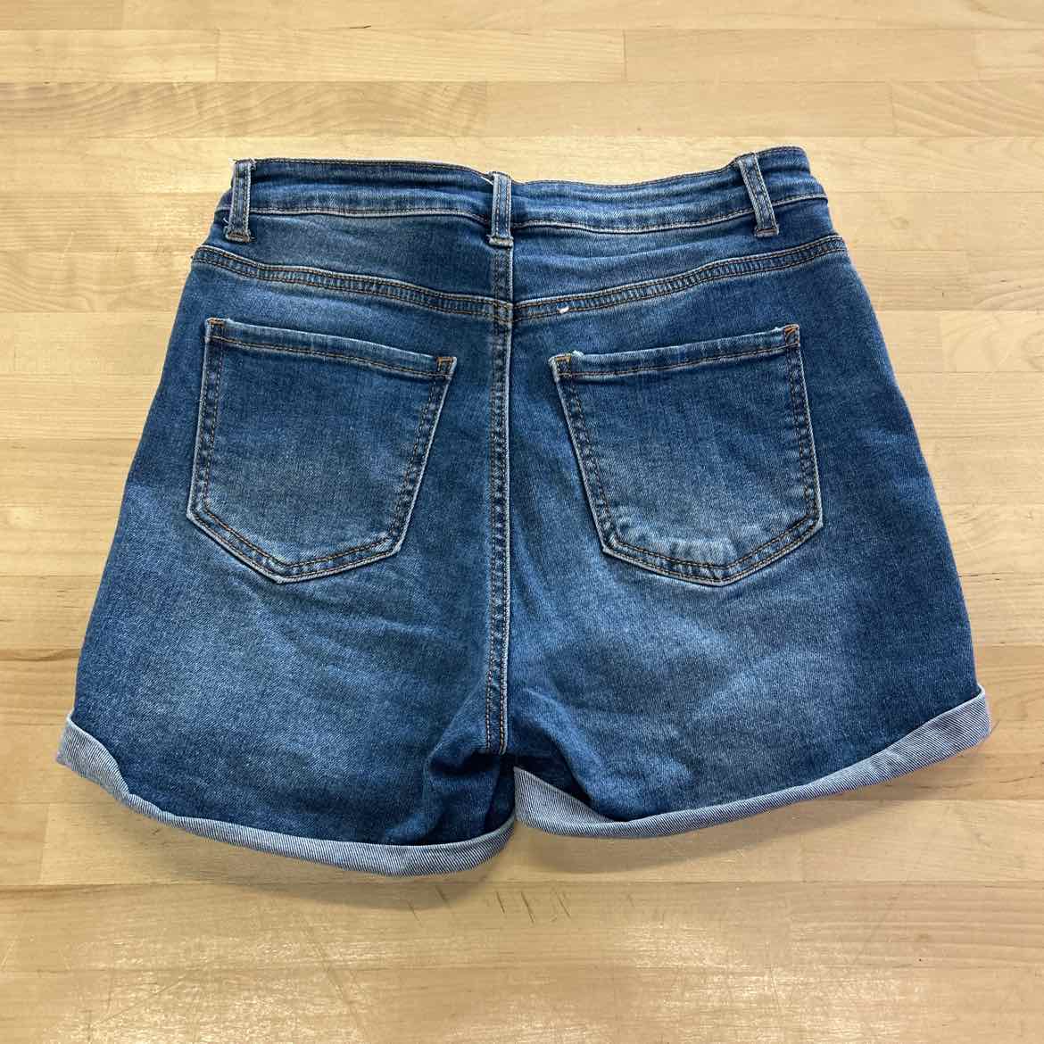 Wax Jean Women Size M Blue Denim Preloved Shorts