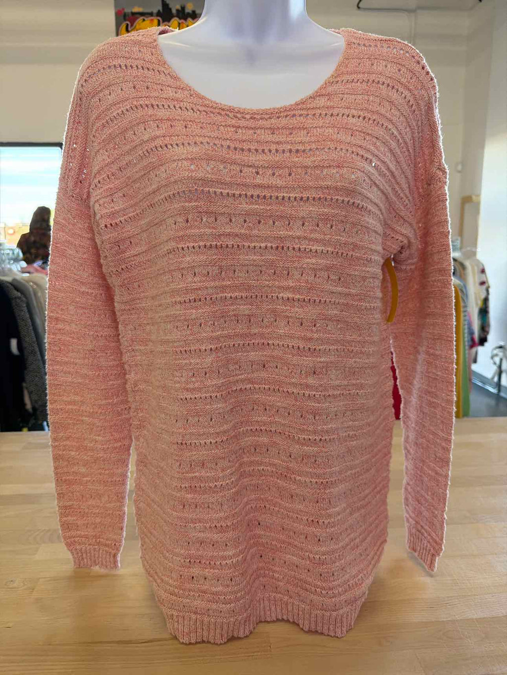 Leo &  Nicole Size S Pink Sweater