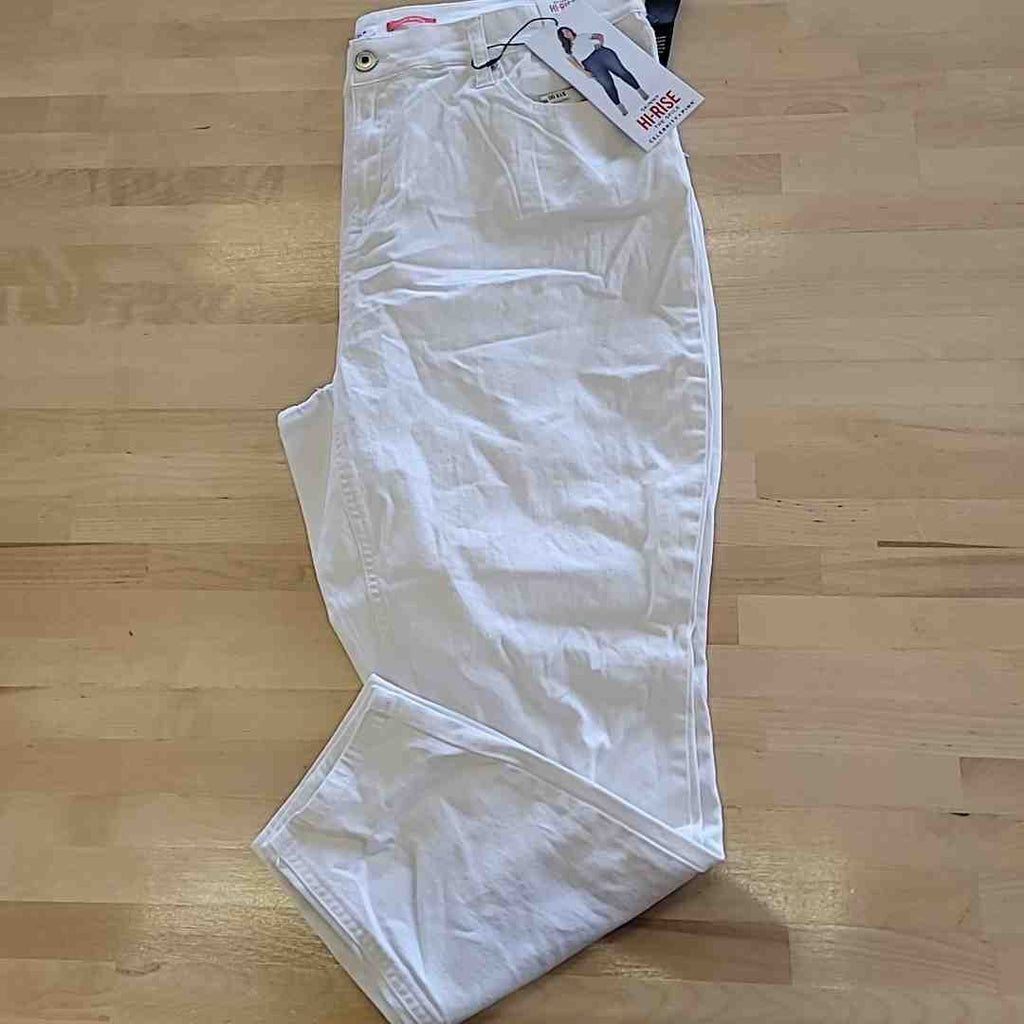 Celebrity pink Size 20 White Jeans  Skinny High Rise The Spice NWT