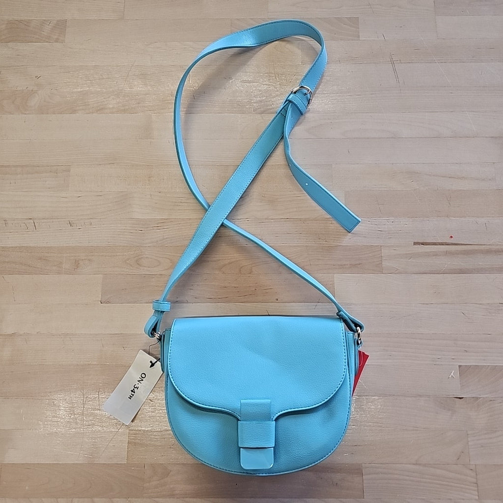On 34th Holmme Saddle Crossbody - Sea Spray