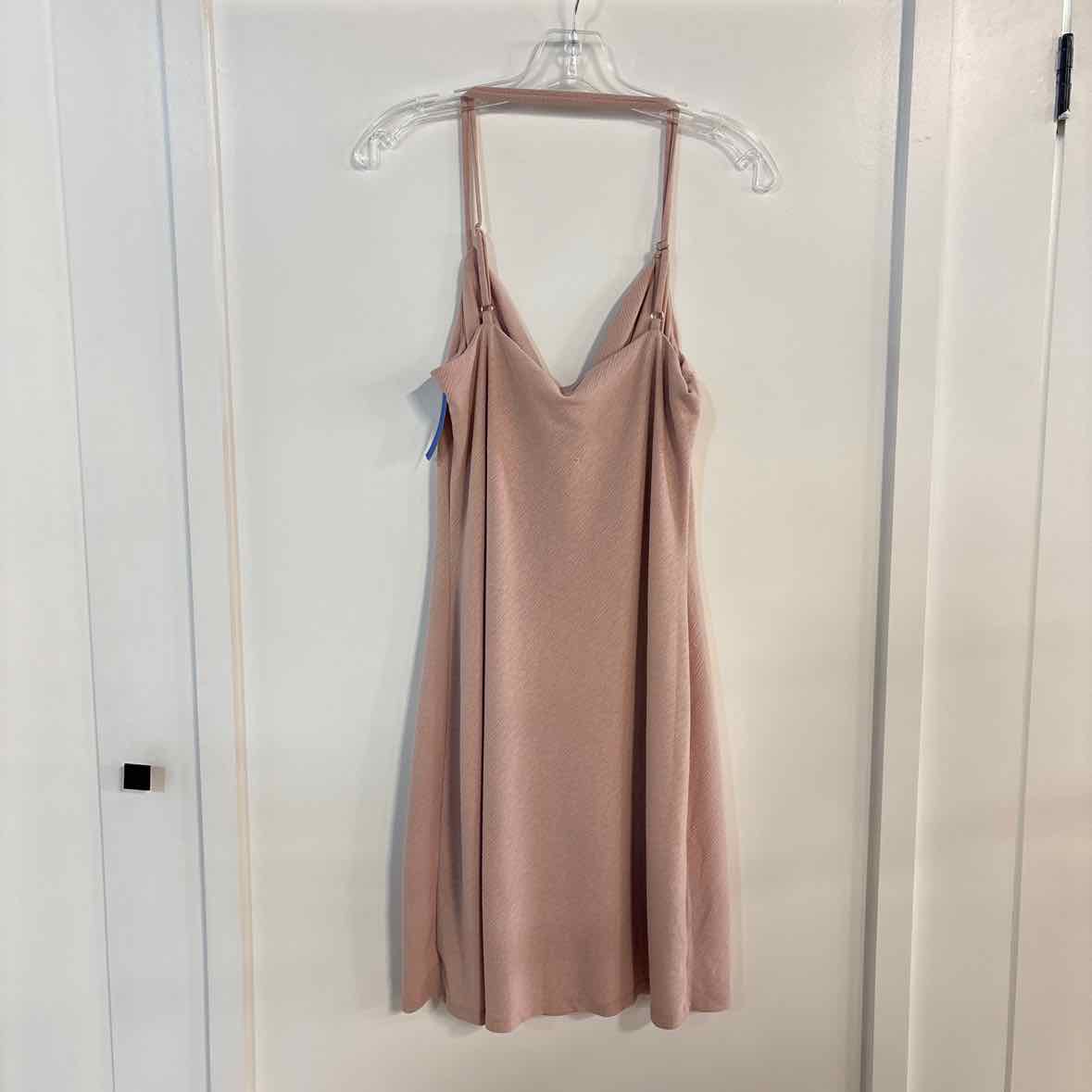 BCBGeneration Size L Pink Cowlneck Mini Sheath Dress NWT