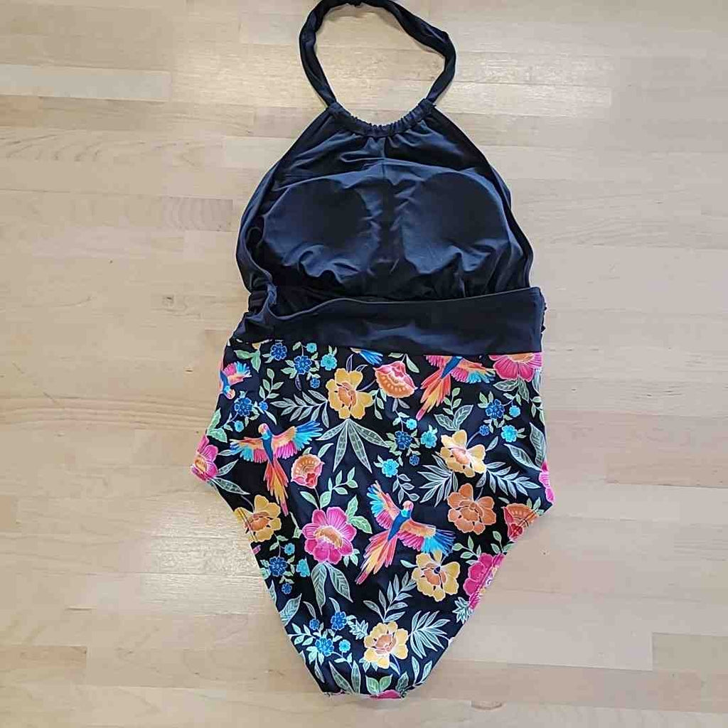 Cupshe Size L Black Swimsuit