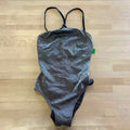 Gideon Oberson Size 10 Silver Preloved Swimsuit