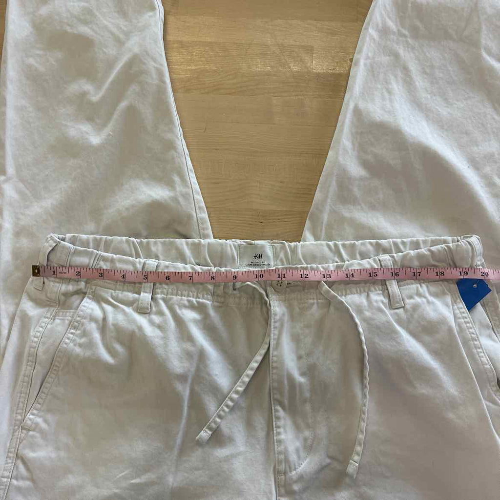 H&M Size XL White MENS Pants