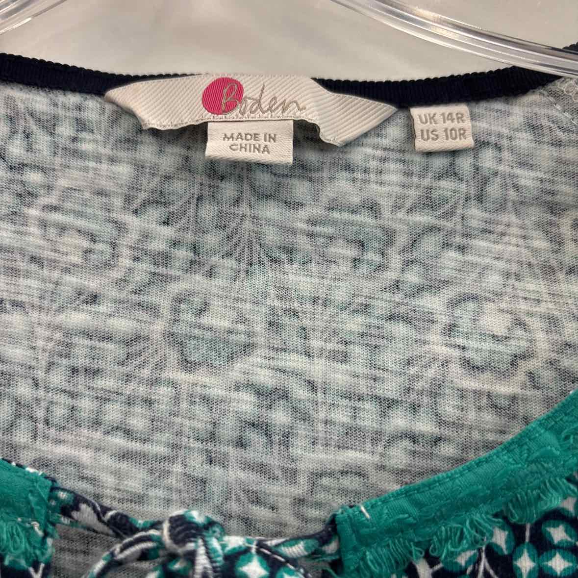 Boden Size 10 Blue & White Dress