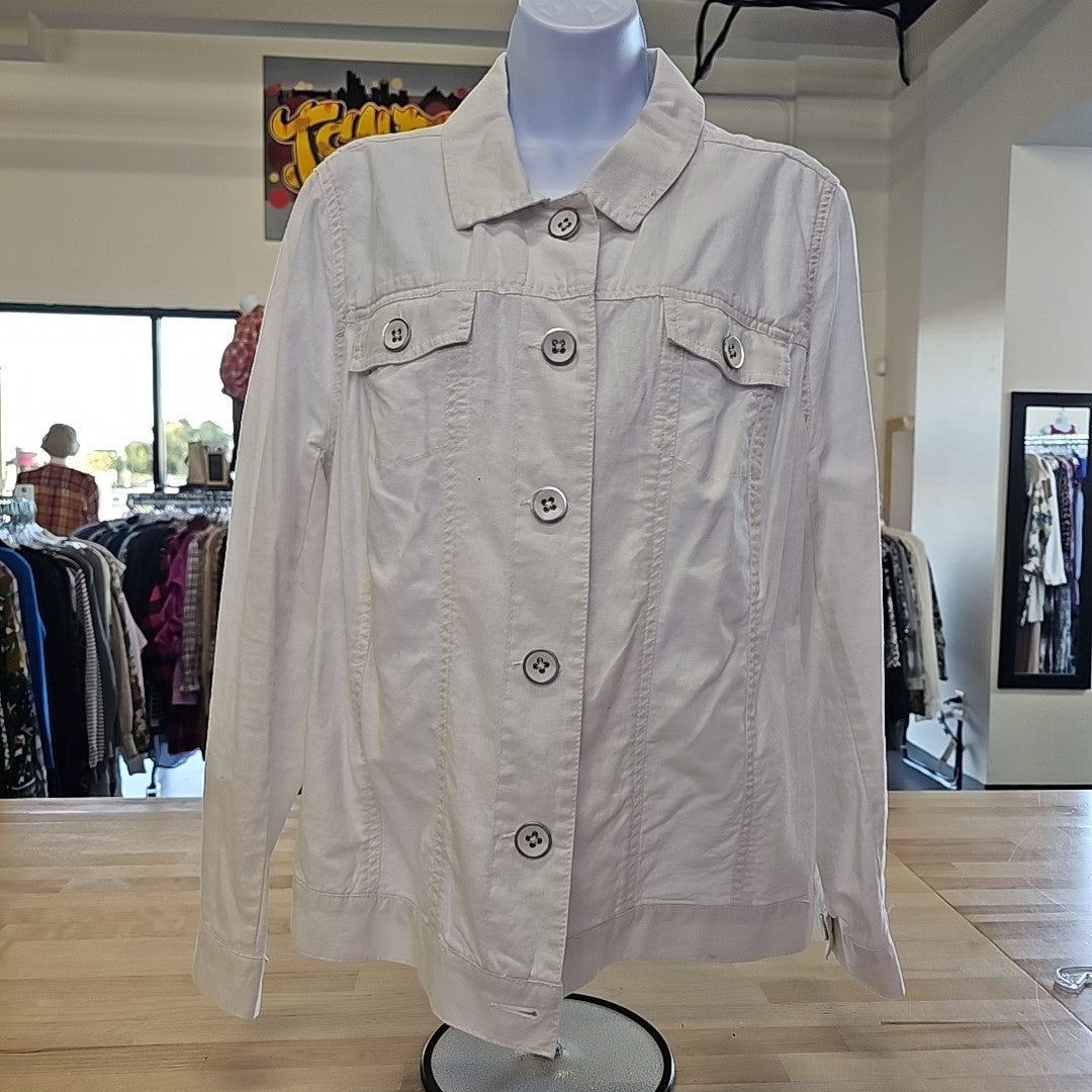 Relativity Size 2X White Jacket