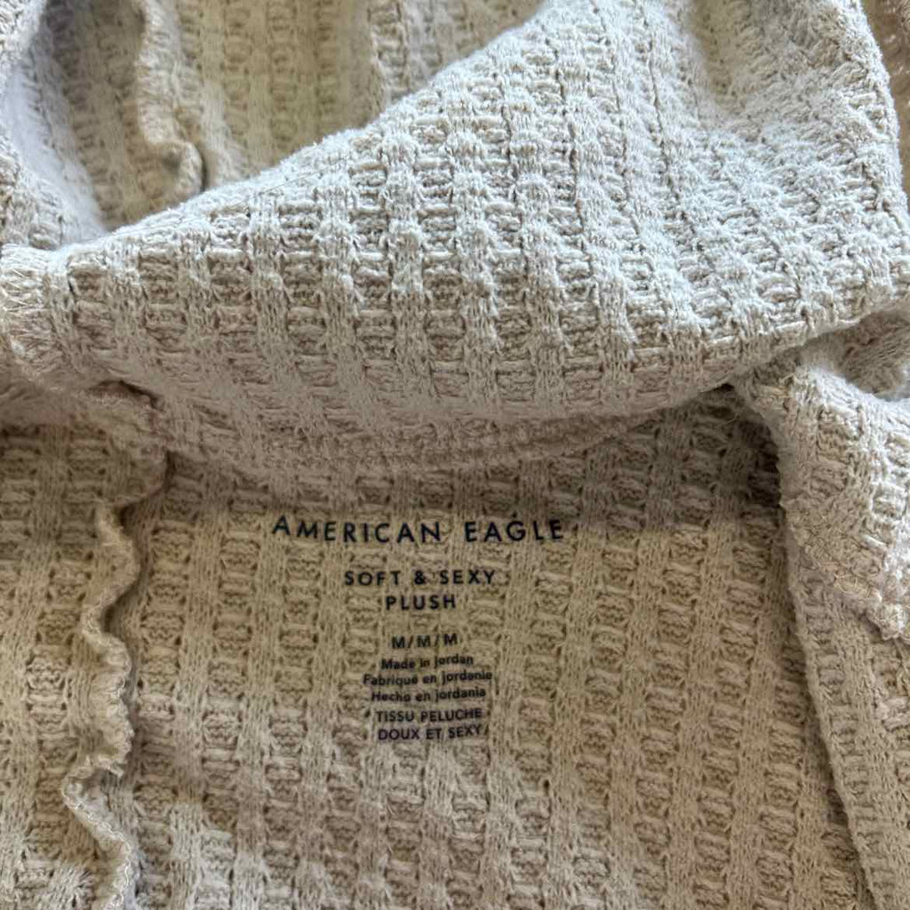 American Eagle Size M Cream Preloved Cardigan