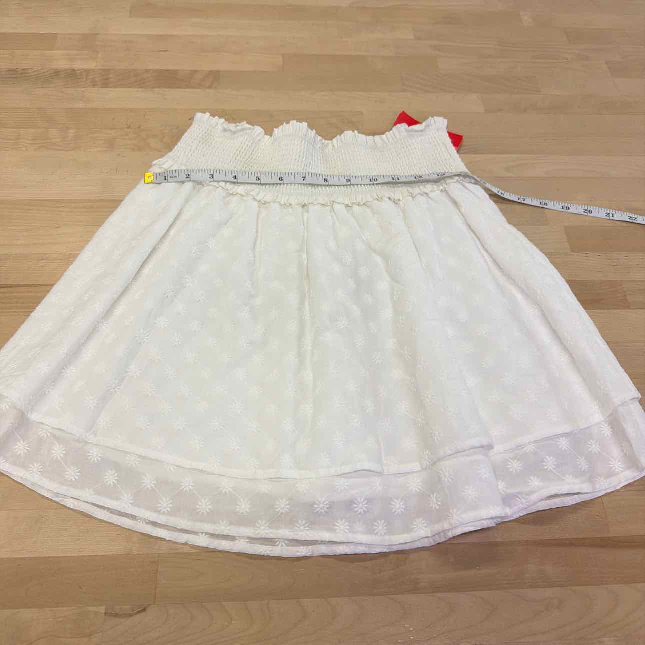 Rails Women's Addison Smocked Tiered Miniskirt - White Embroidery - Size M