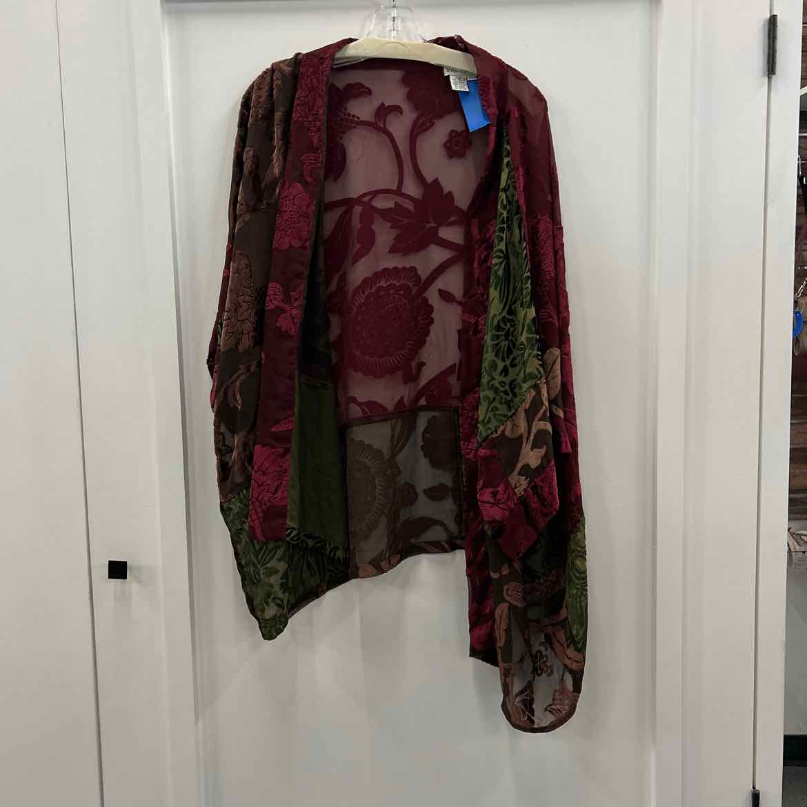 UCLA Popken Size 20 Red Preloved Cardigan