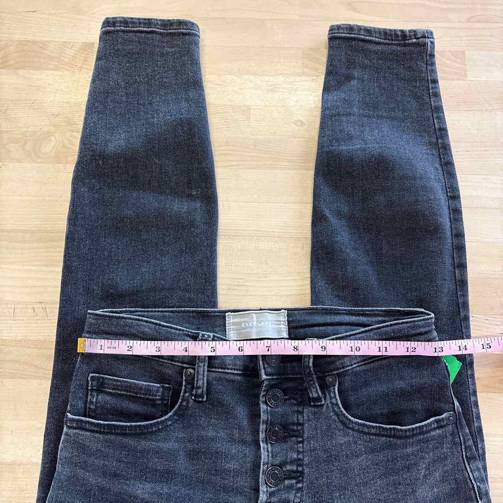 Everlane Size 26 Black Denim Preloved Jeans