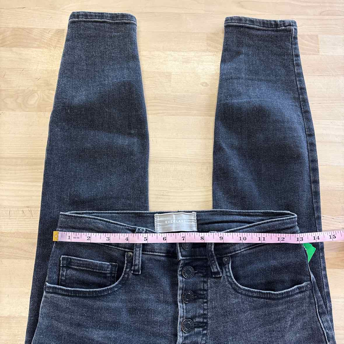 Everlane Size 26 Black Denim Preloved Jeans
