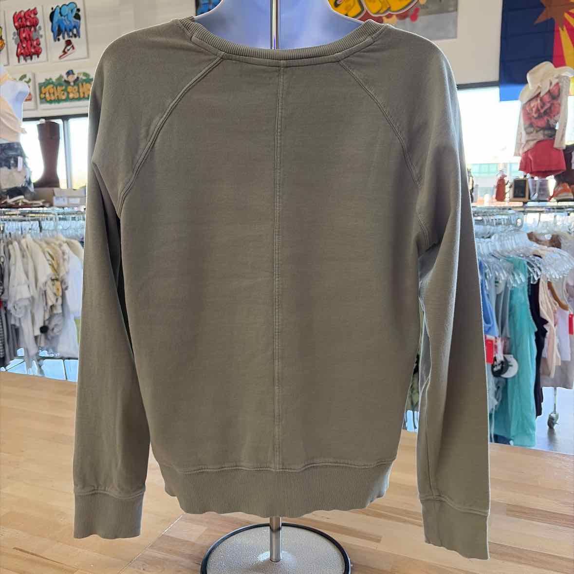 Athleta Size XS Green Preloved Sweater