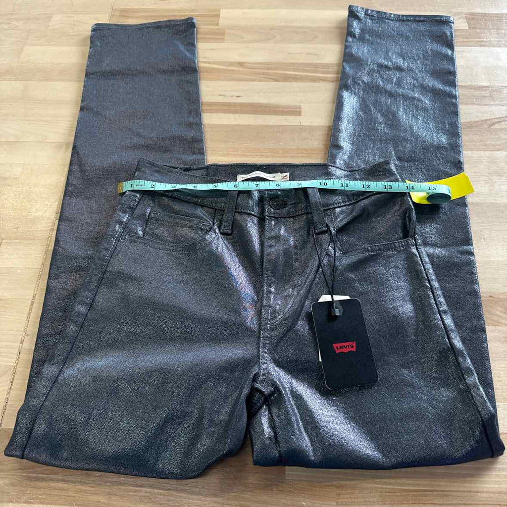 Levi's Size 25 (0) 724 High Rise Straight Jeans - Shine Til Dawn