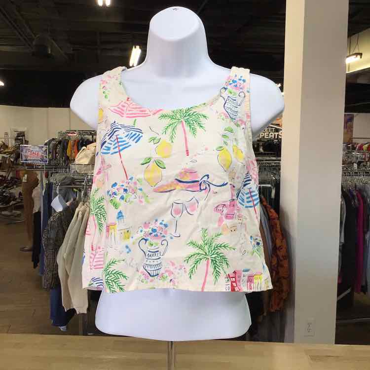 Calypso Size S White Preloved Tank