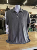 Buffalo Size L Gray Preloved MENS Polo