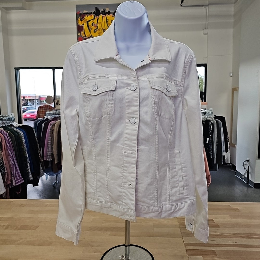 Tommy Hilfiger Size L White Jacket