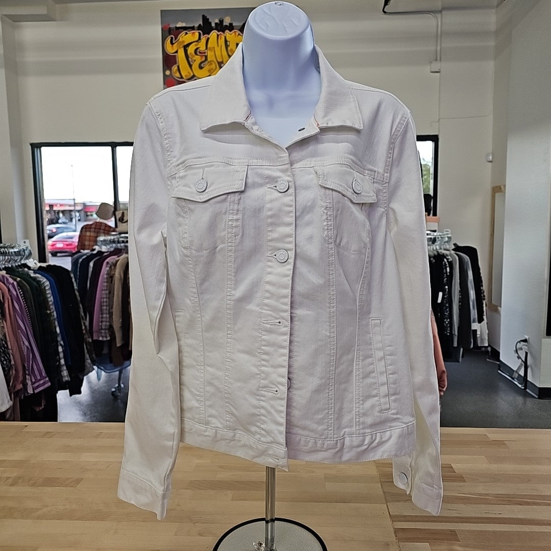 Tommy Hilfiger Size L White Jacket