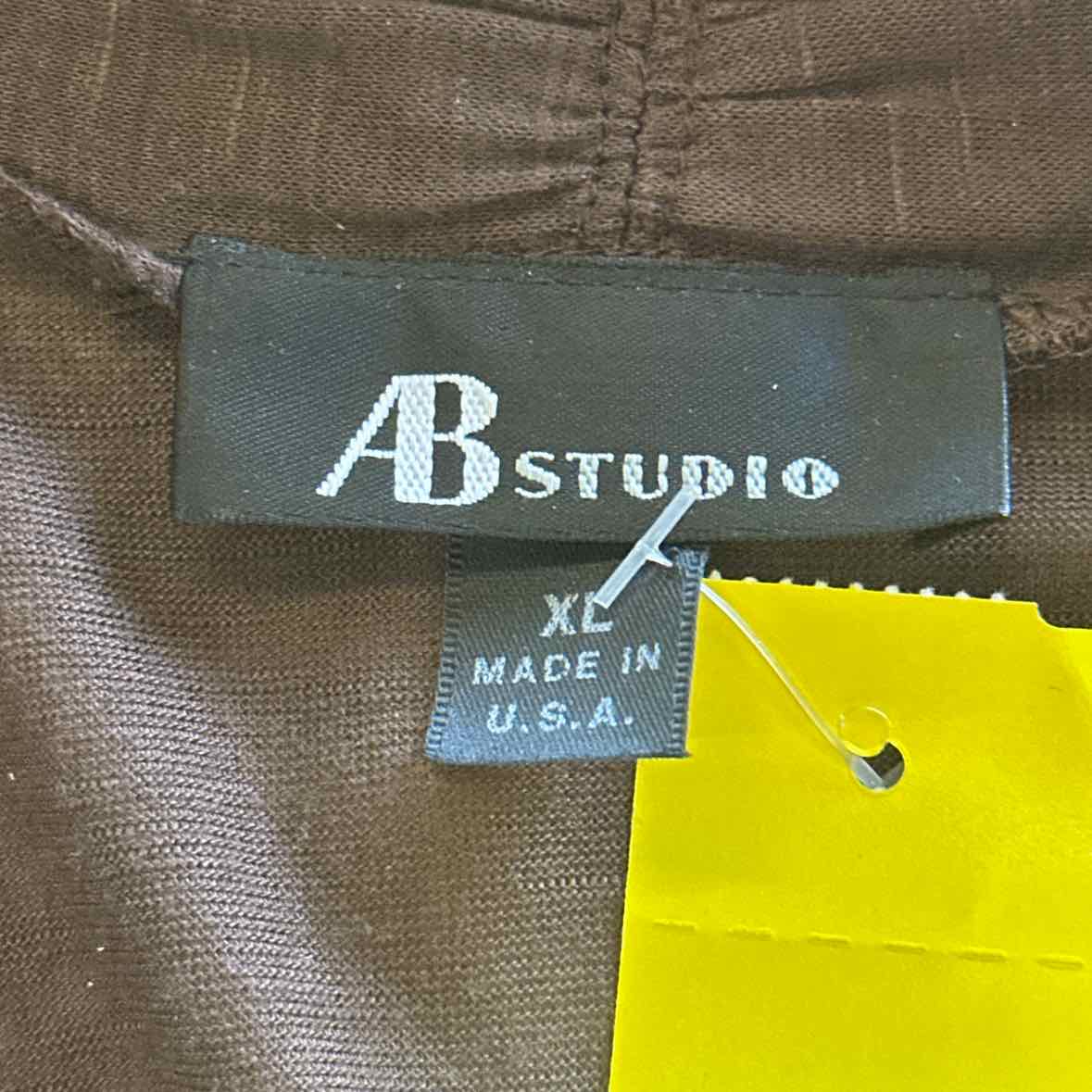 AB Studio Size XL Brown Duster