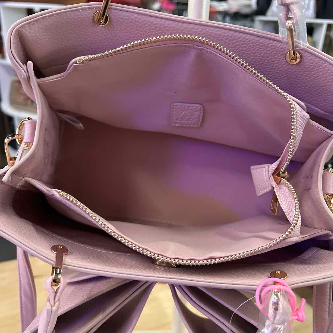 Women's Jenna Triple Compartment Bowtie Satchel Bag