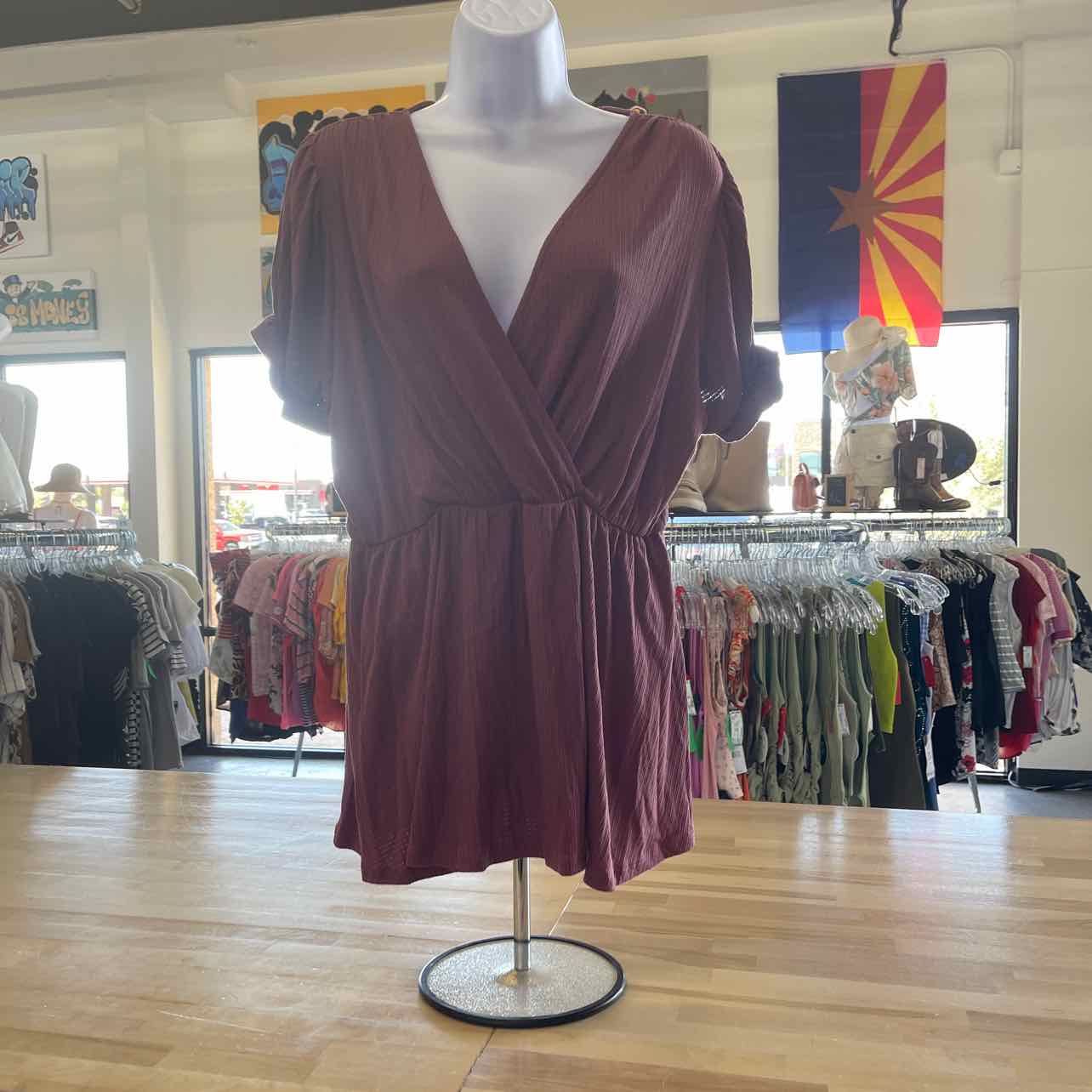 Torrid Size 1X Red New Blouse LS