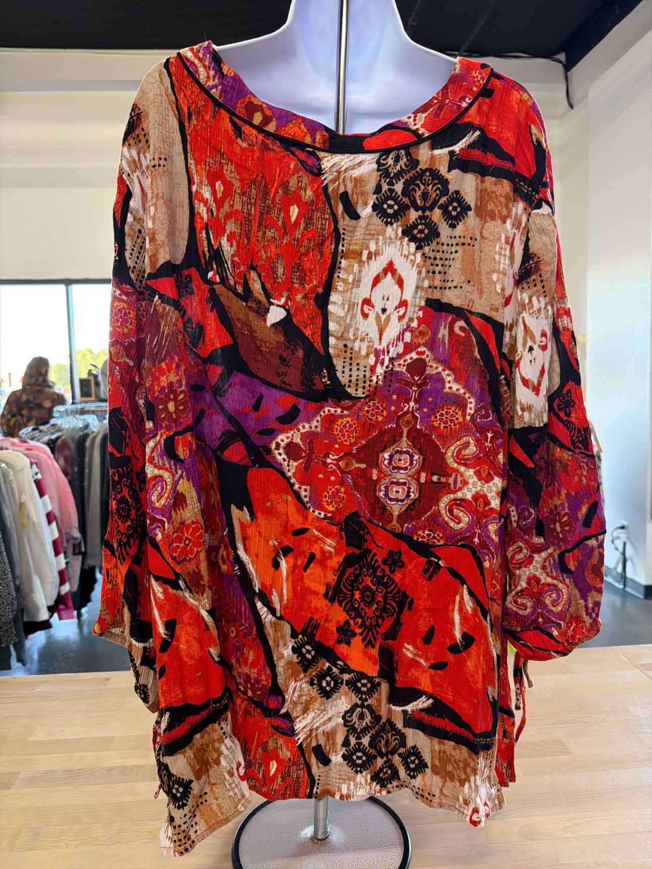 Koret Size 3X Red Long Sleeve