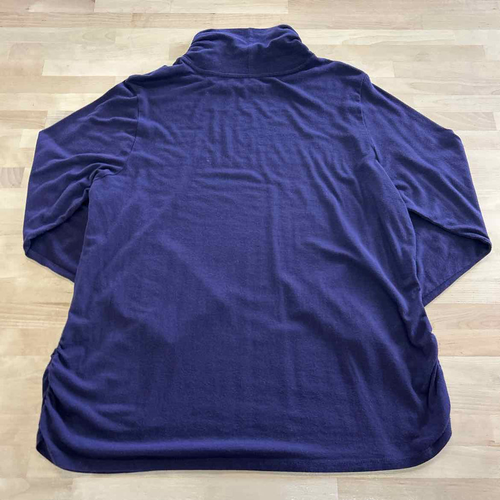 Coldwater Creek Size 1X Purple Turtleneck
