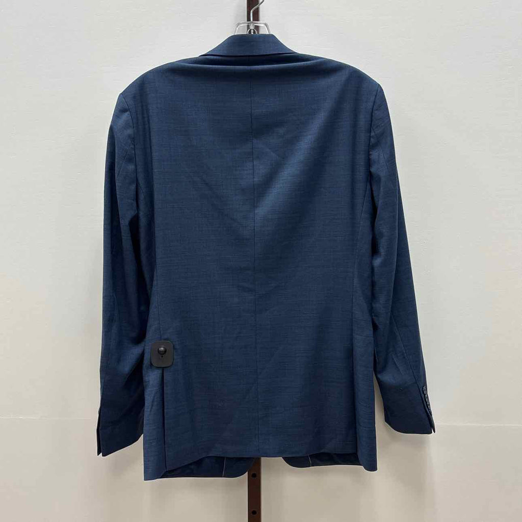 Calvin Klein Size 36R Slim Fit Suit Jacket - Blue - 36 R