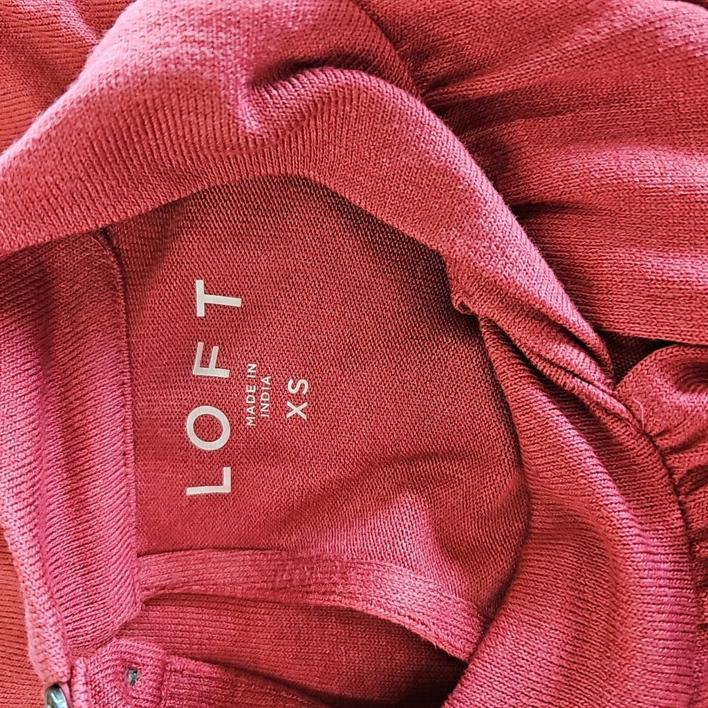 Loft Size XS Pink Blouse