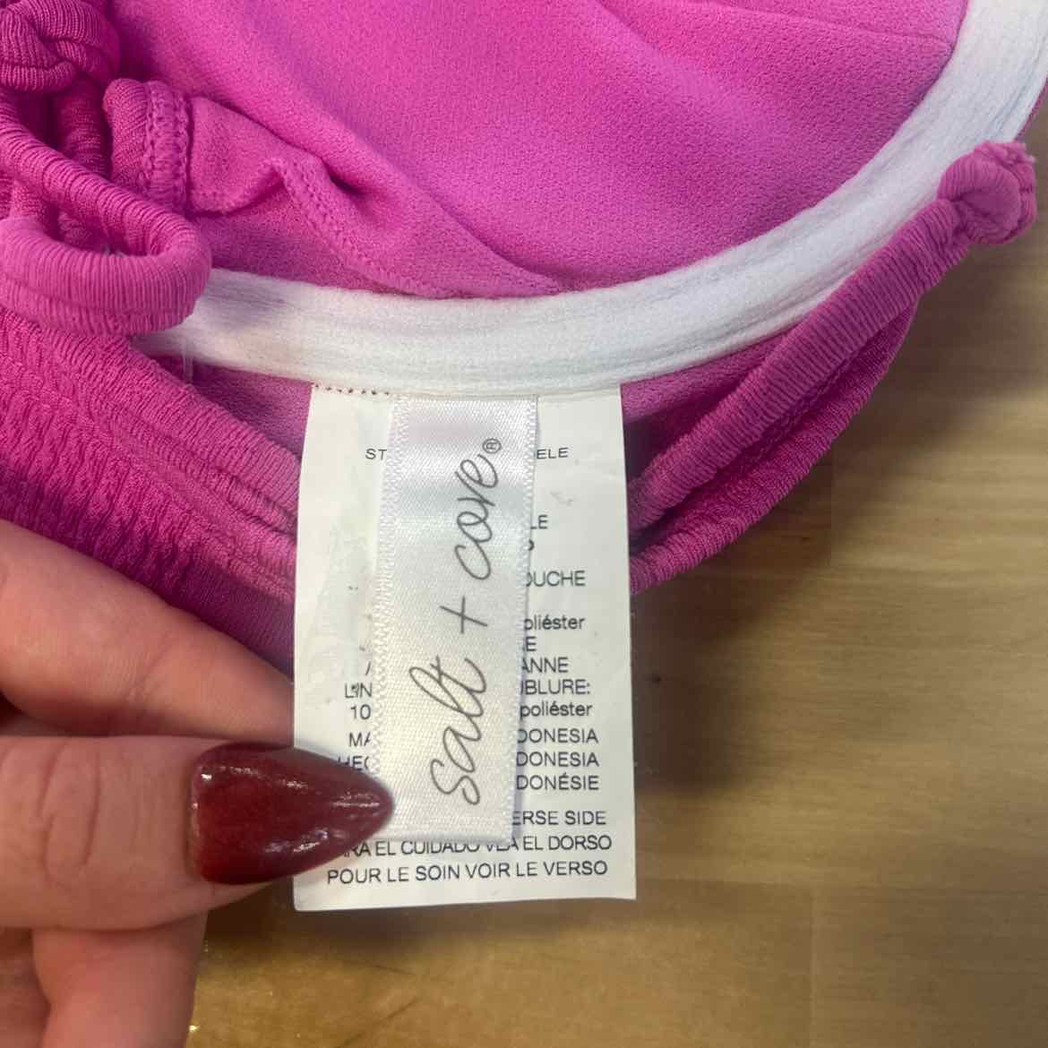 Salt + Cove Size XS X-Back Underwire Bikini Top