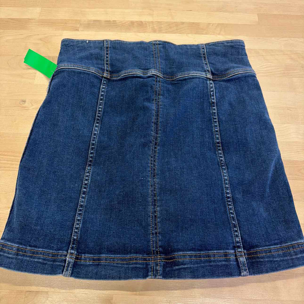 Free People Size 12 Denim Skirt