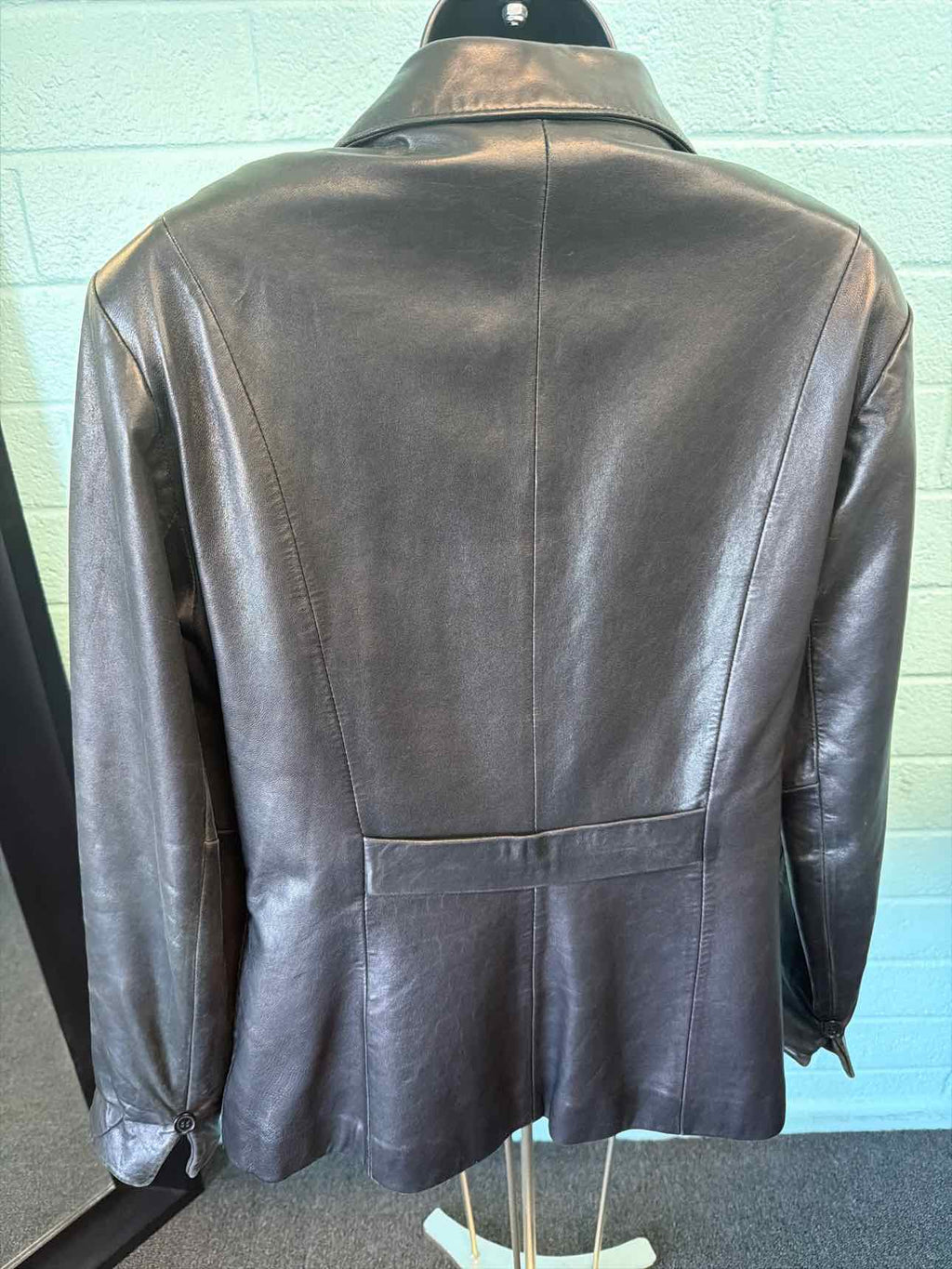 Lobi Size S Black Leather Jacket