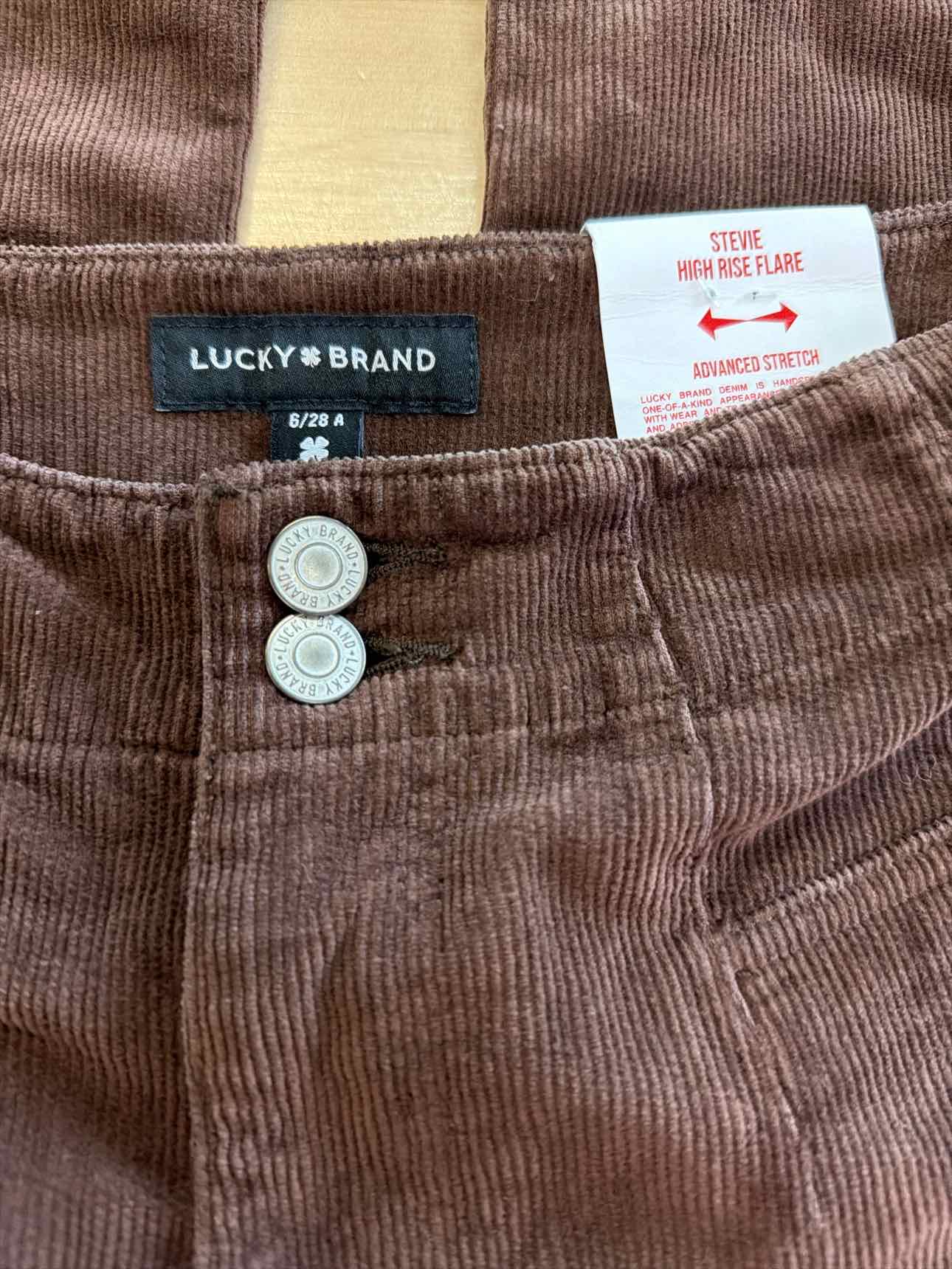 Lucky Brand Size 6 Brown Pants