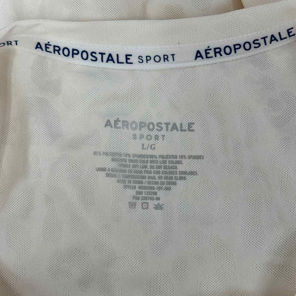 Aeropostale Size L Beige Shirt