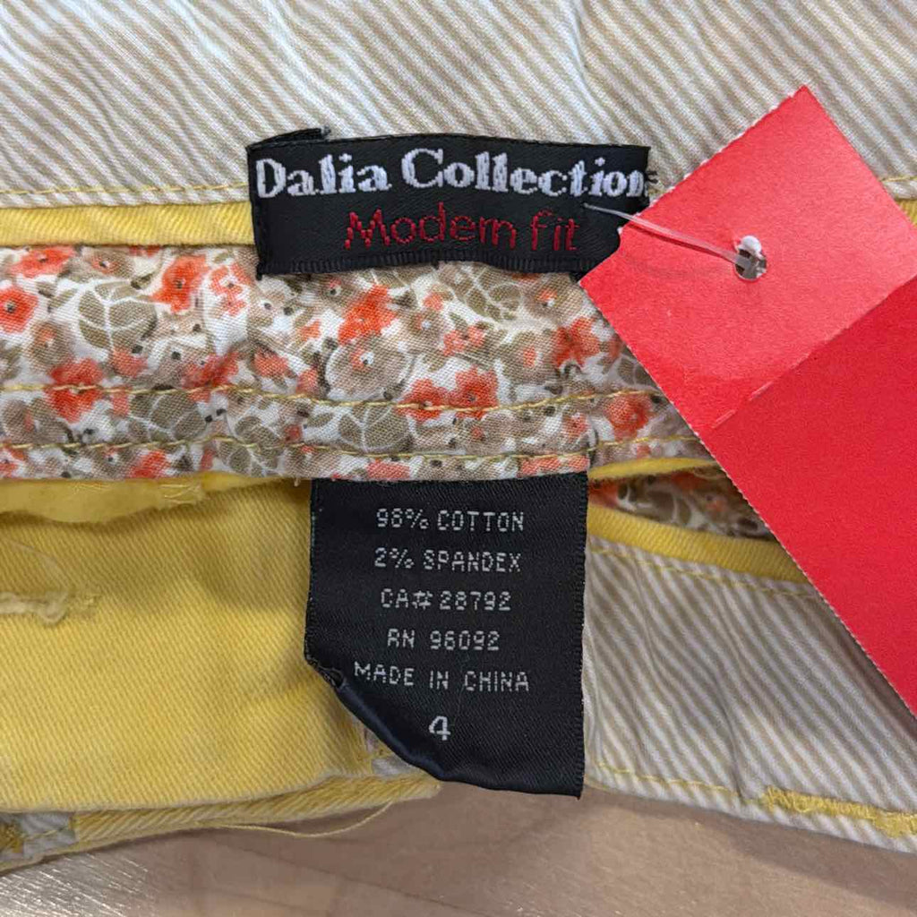 Dalia Collection Size 4 Yellow Used Shorts