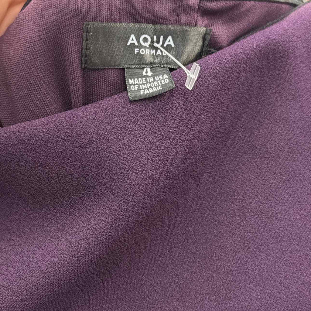Aqua Formal Size 4 Purple New Dress