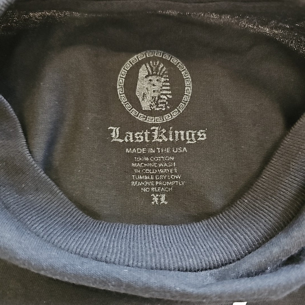 Last Kings Size XL Black MENS T-shirt