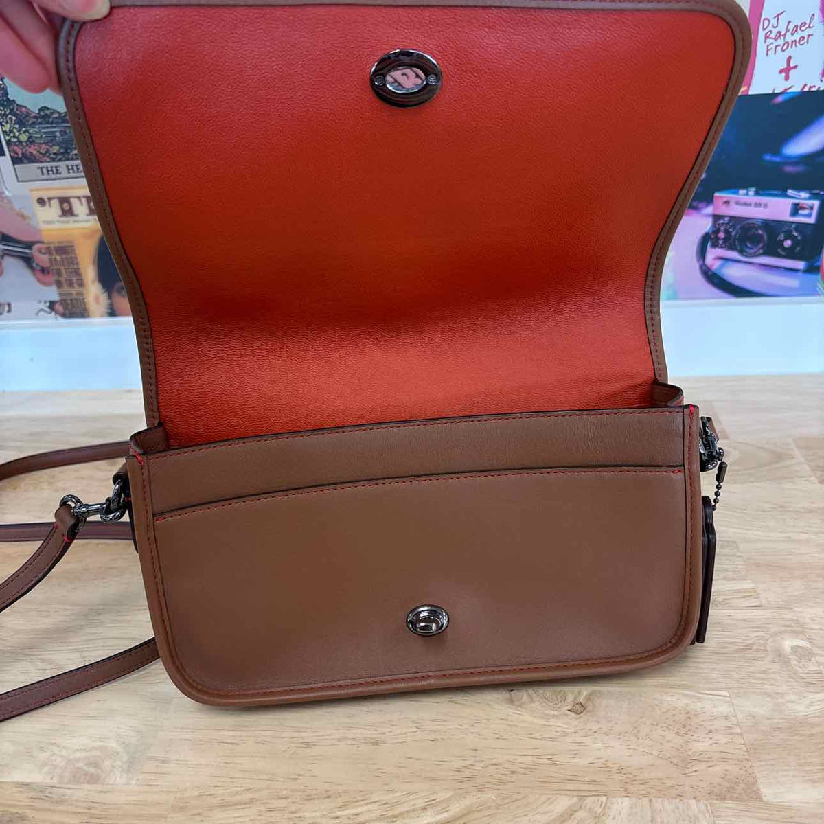 Coach Brown Leather Crossbody