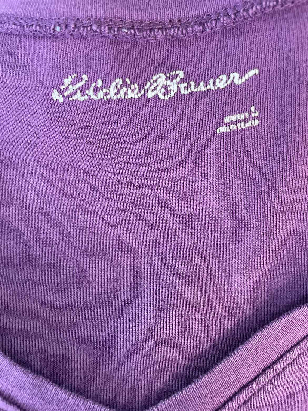 Eddie Bauer Size S Purple Shirt