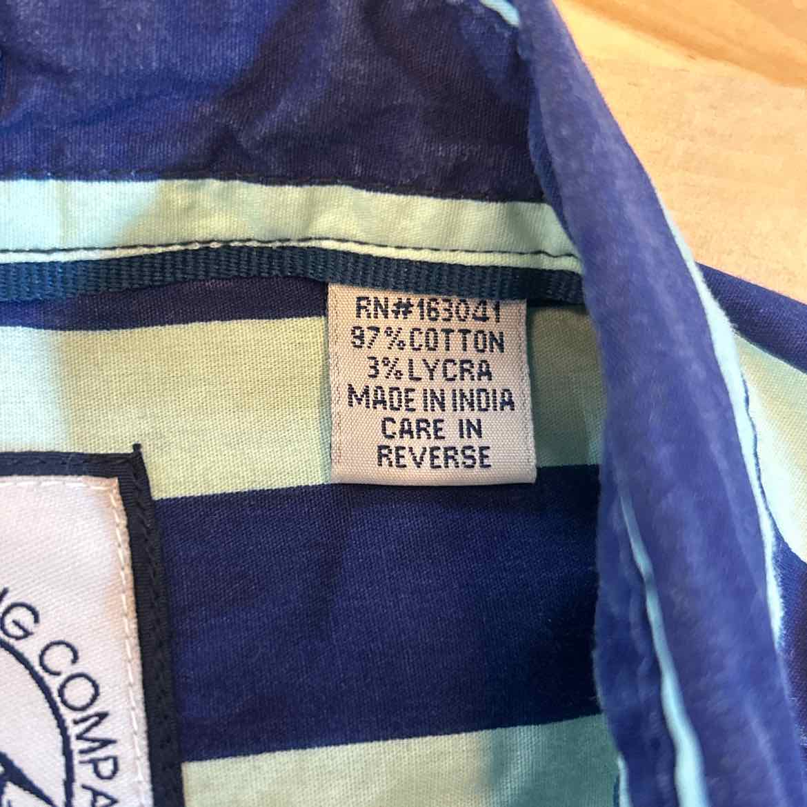 The Designdeal Clothing Co. Size M Blue Preloved MENS Button Down Shirt