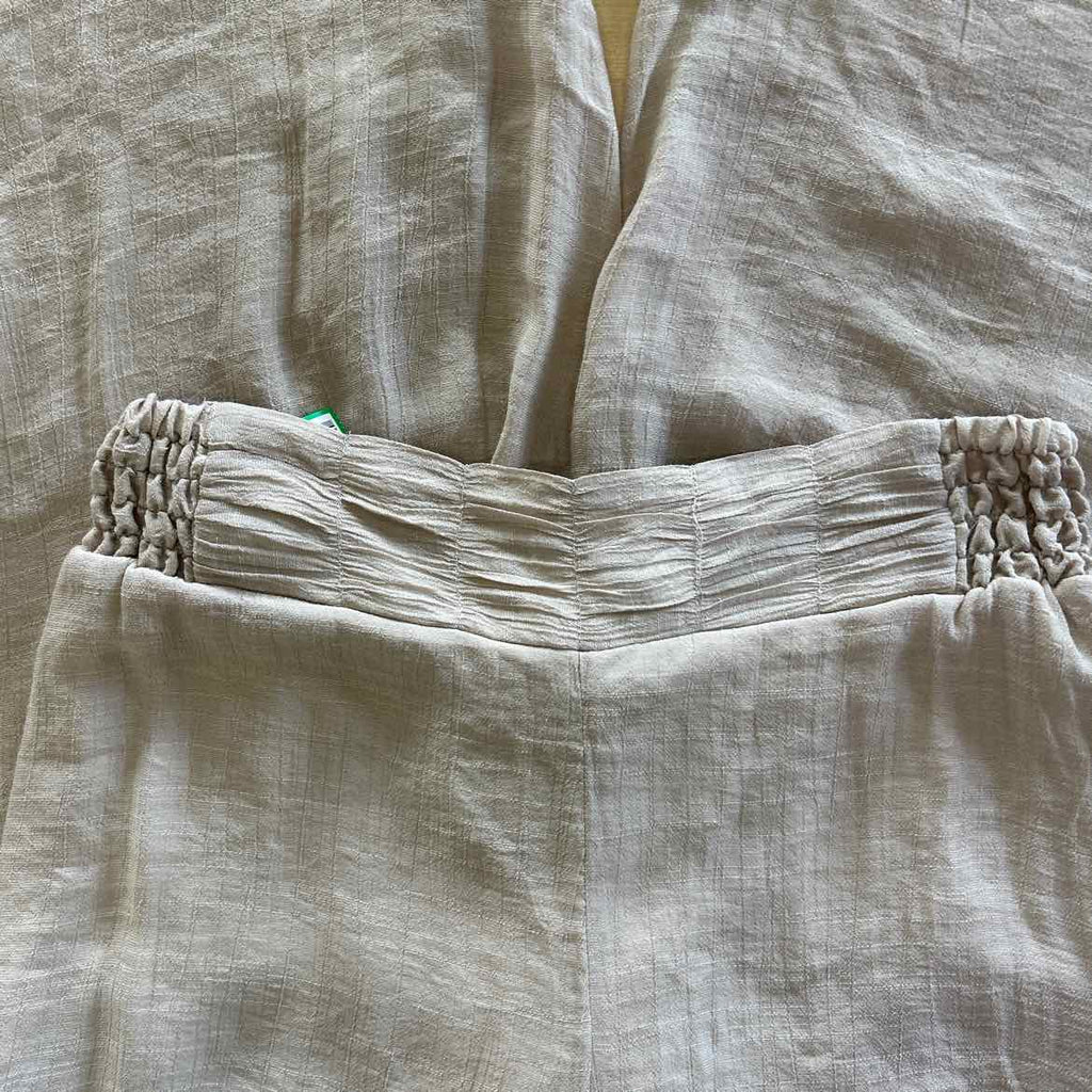 Juniors a. Byer Gauze Smock Waist Wide Leg Casual Pants