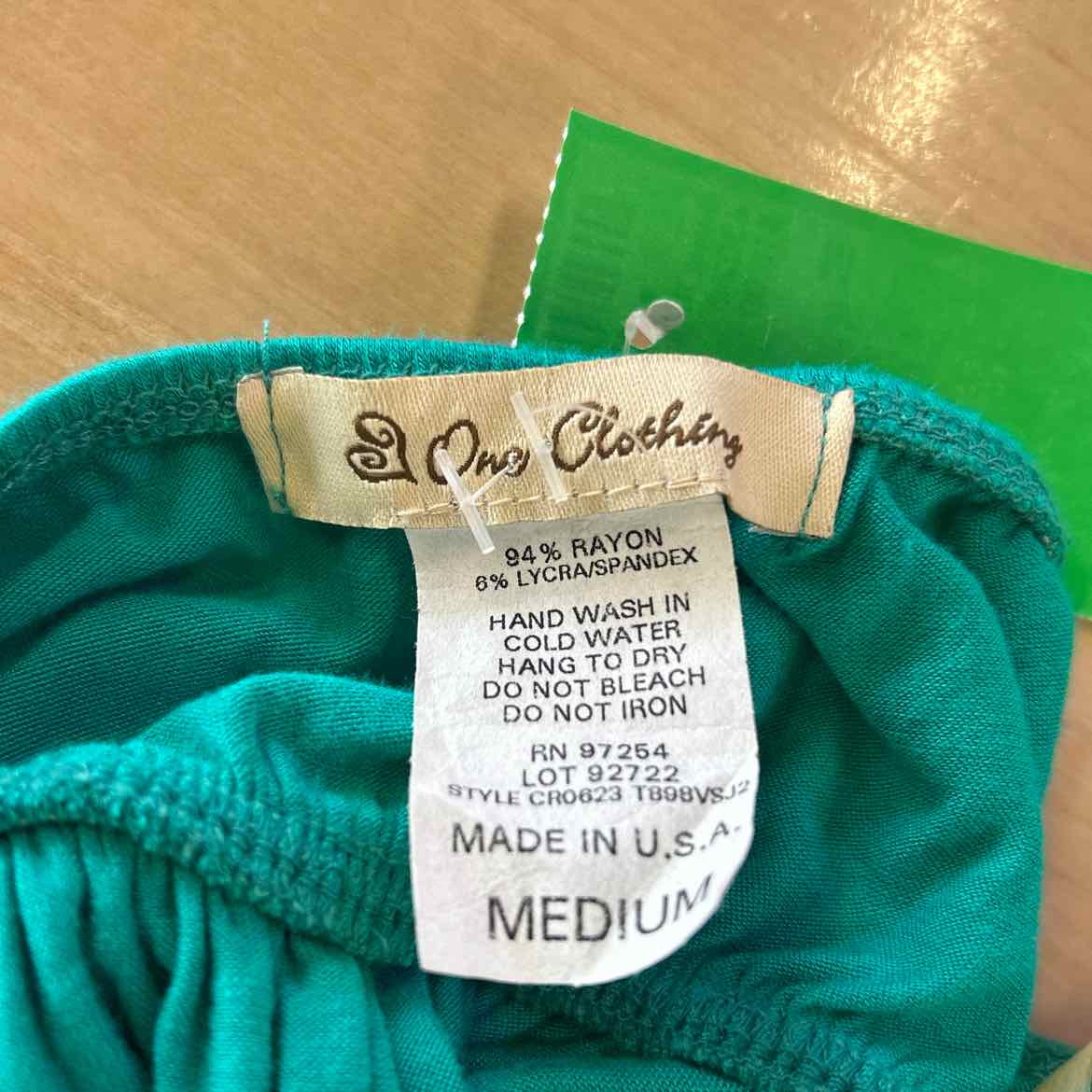One Clothiing Size M Teal Preloved Dress