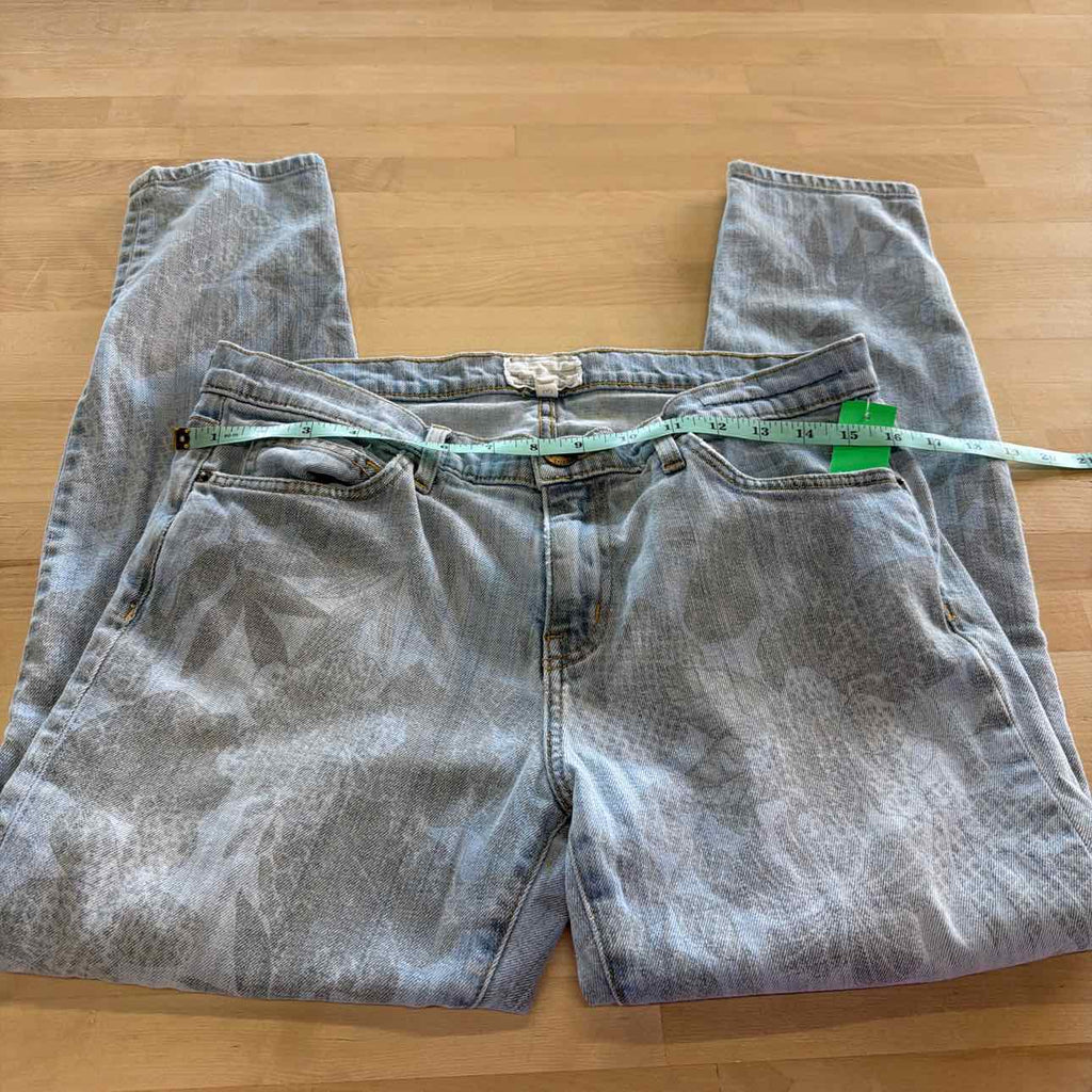 Current Affair Size 0 Denim Faille Preloved Jeans