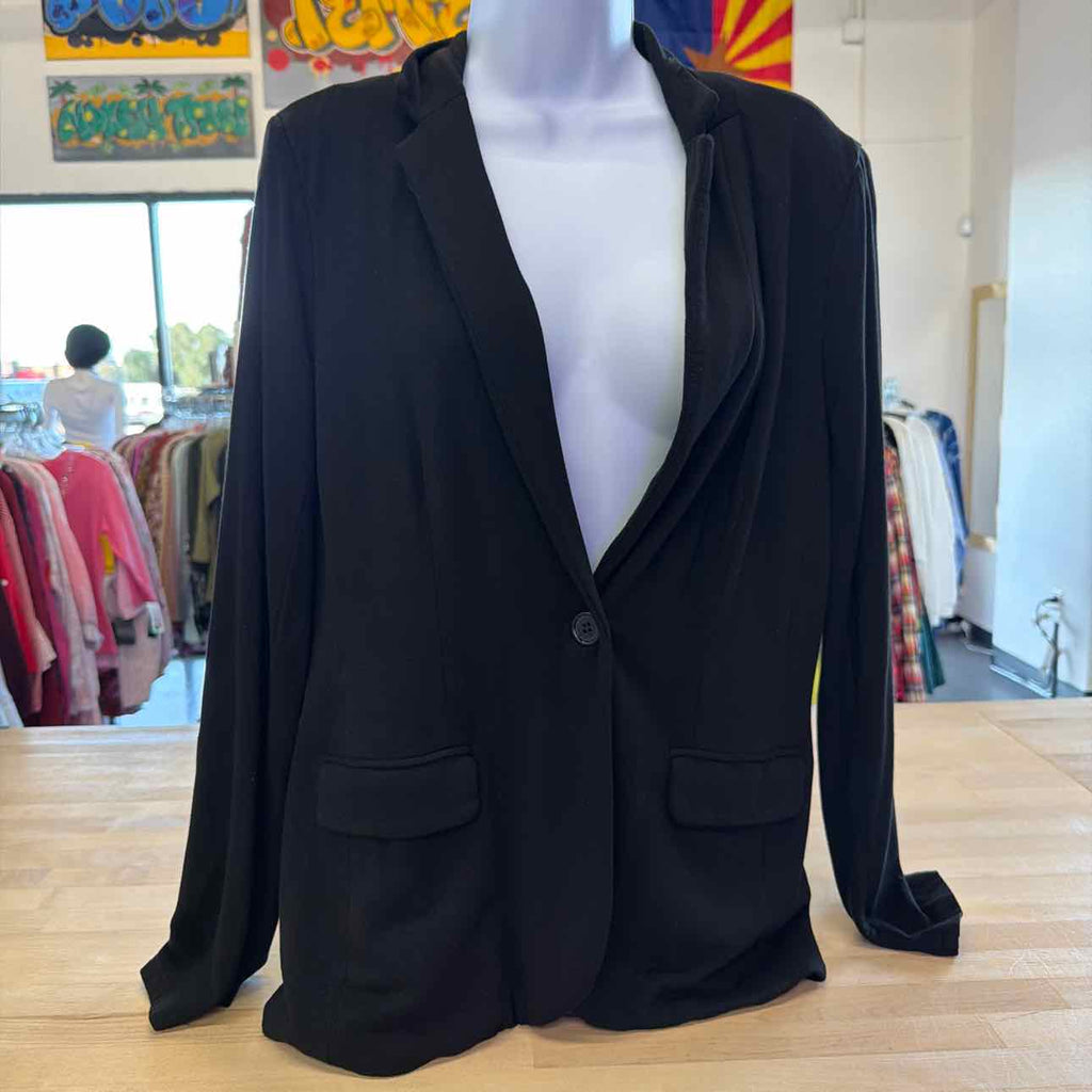 Tahari Size M Black Used Cardigan