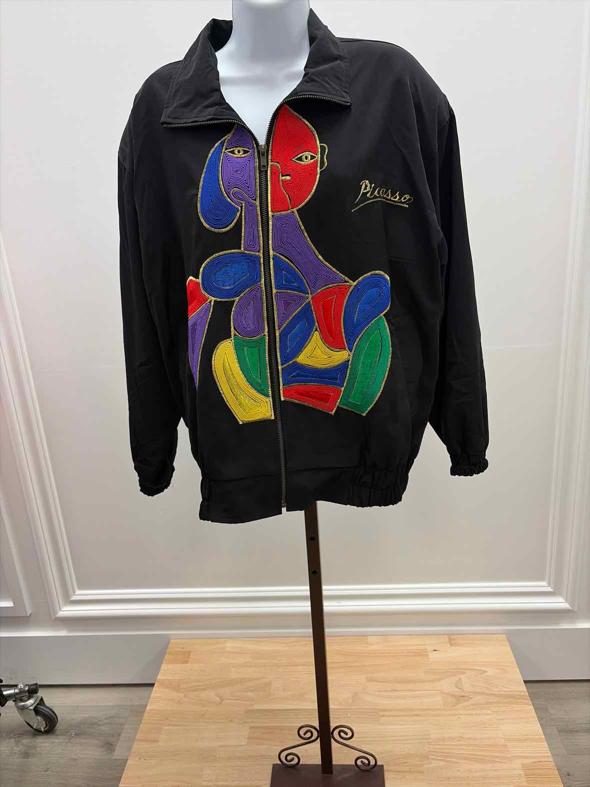 Elizabeth Size L Black Vintage Jacket