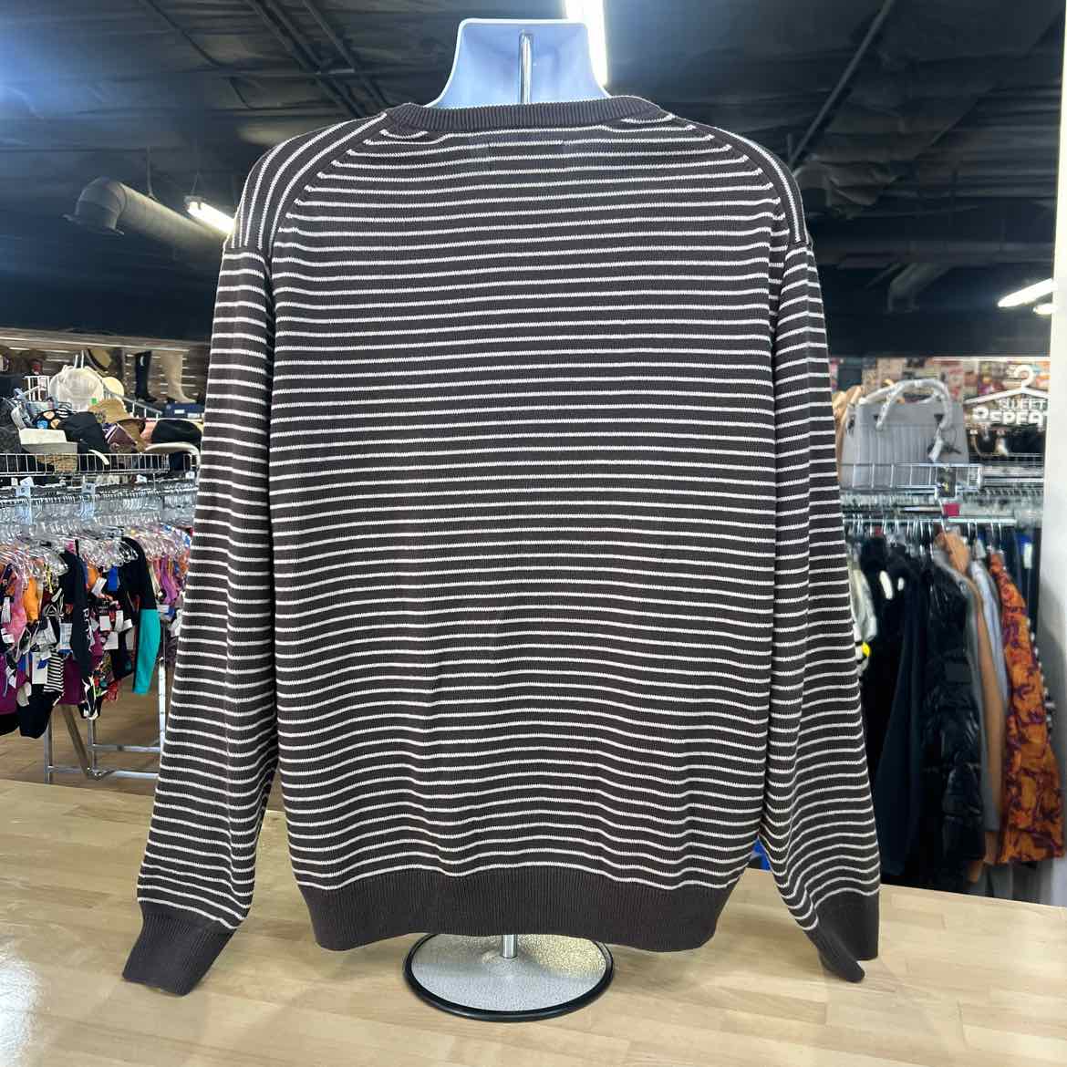 Chaps Size XL Brown Preloved MENS Sweater