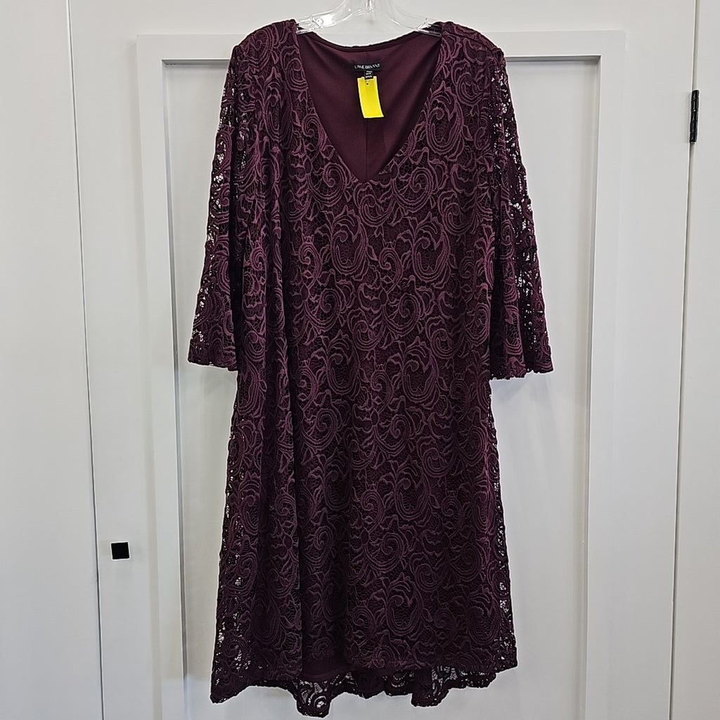 Lane Bryant Size 18/20 Purple Dress