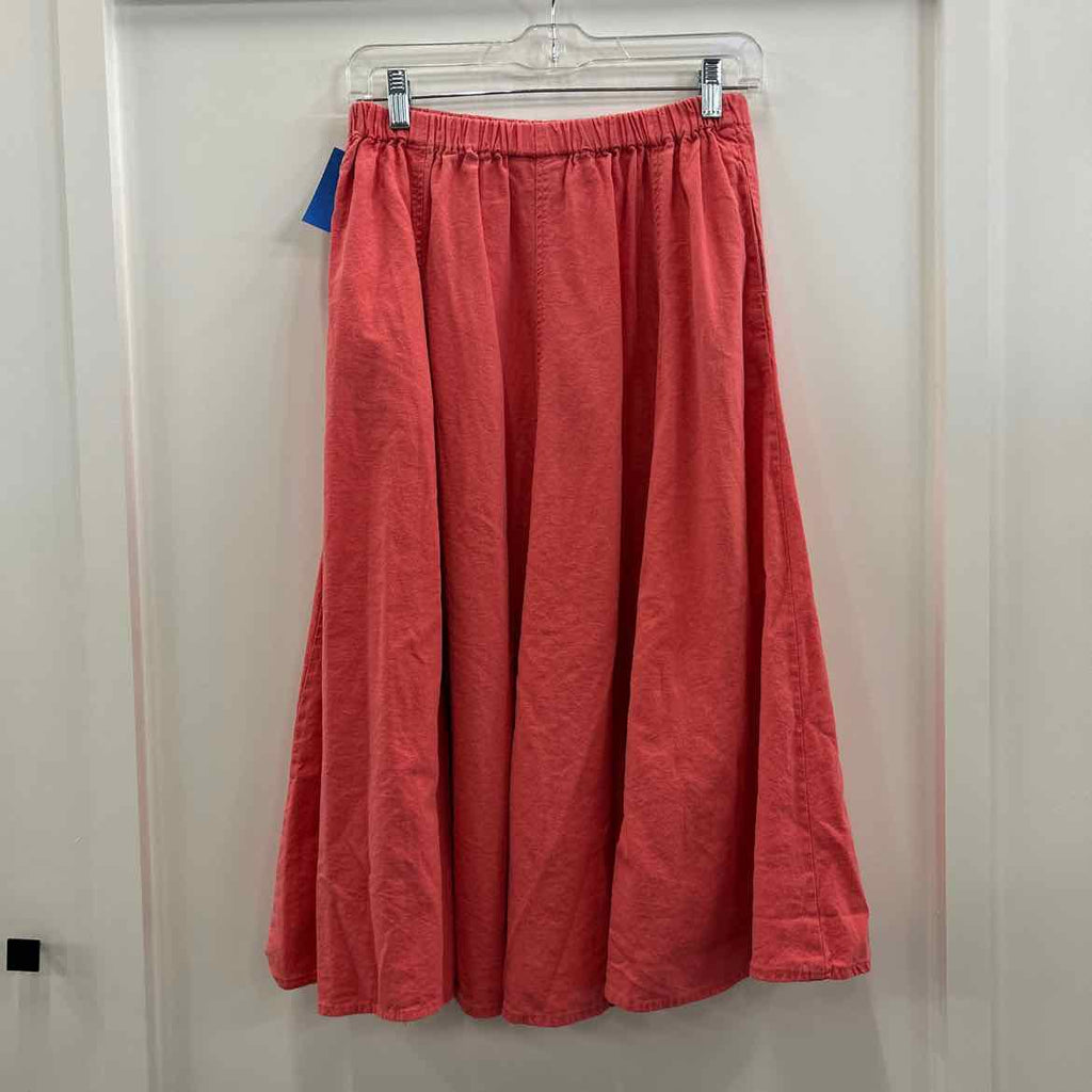 Woman Within Size M Coral Preloved Skirt