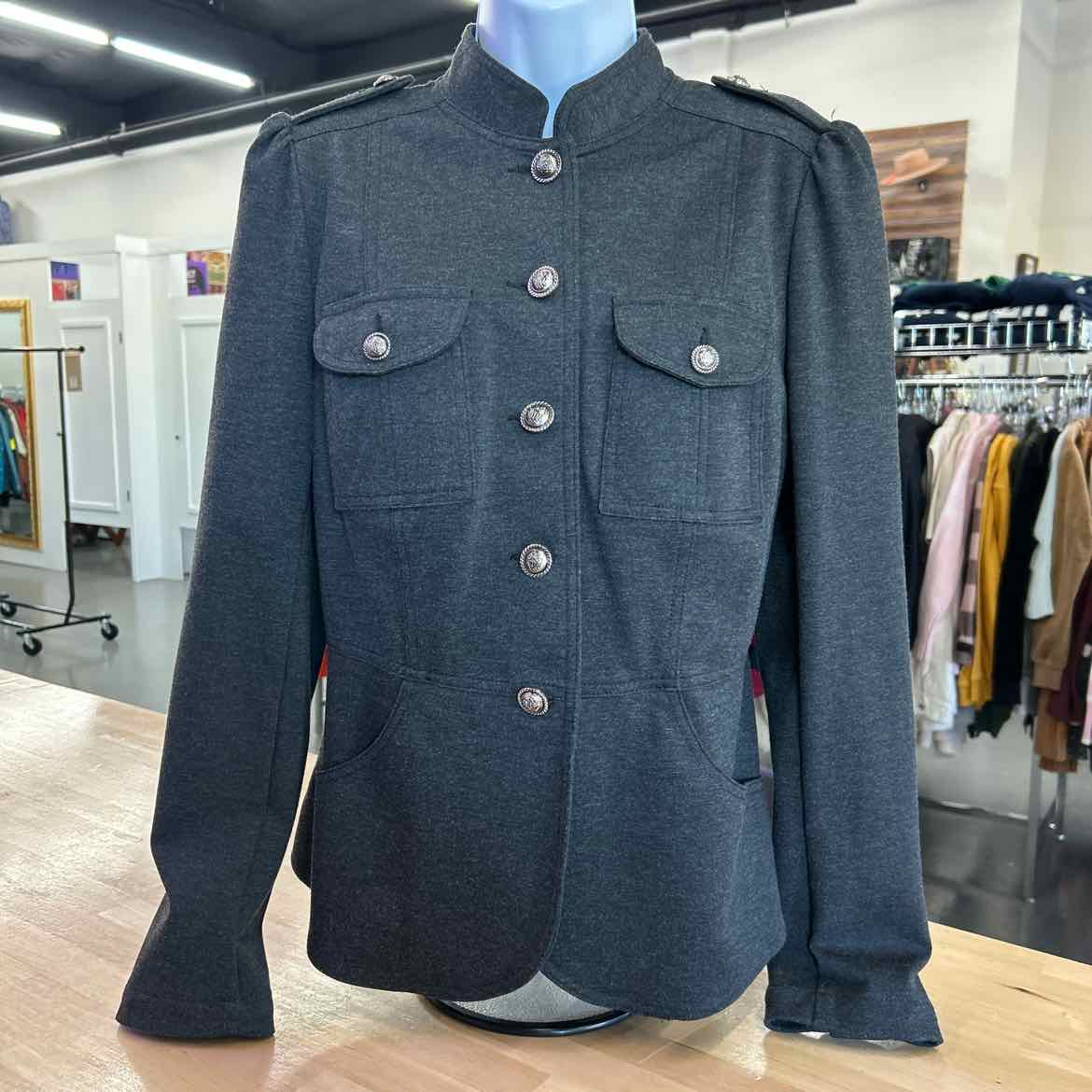 INC Size M Gray Jacket