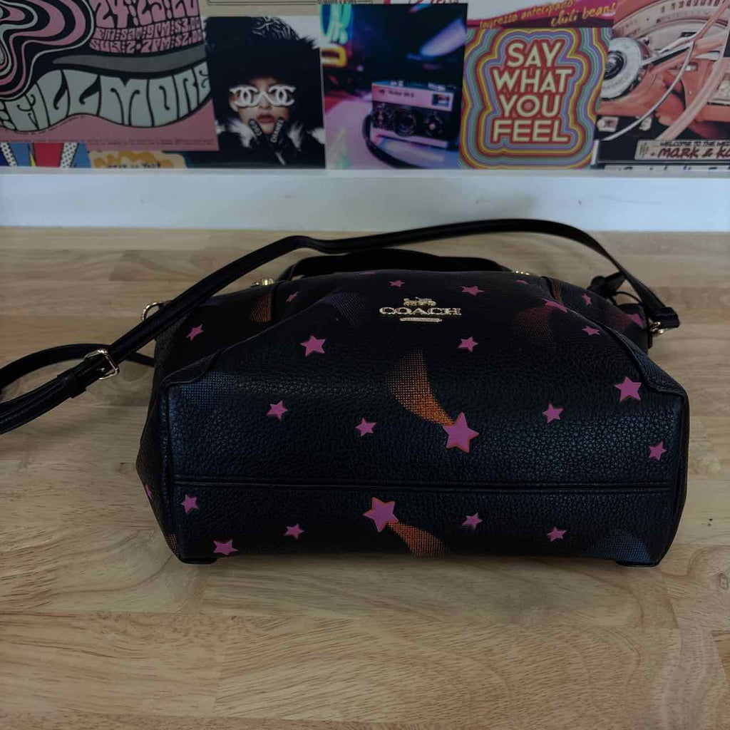 Coach Pink & Black Handbag