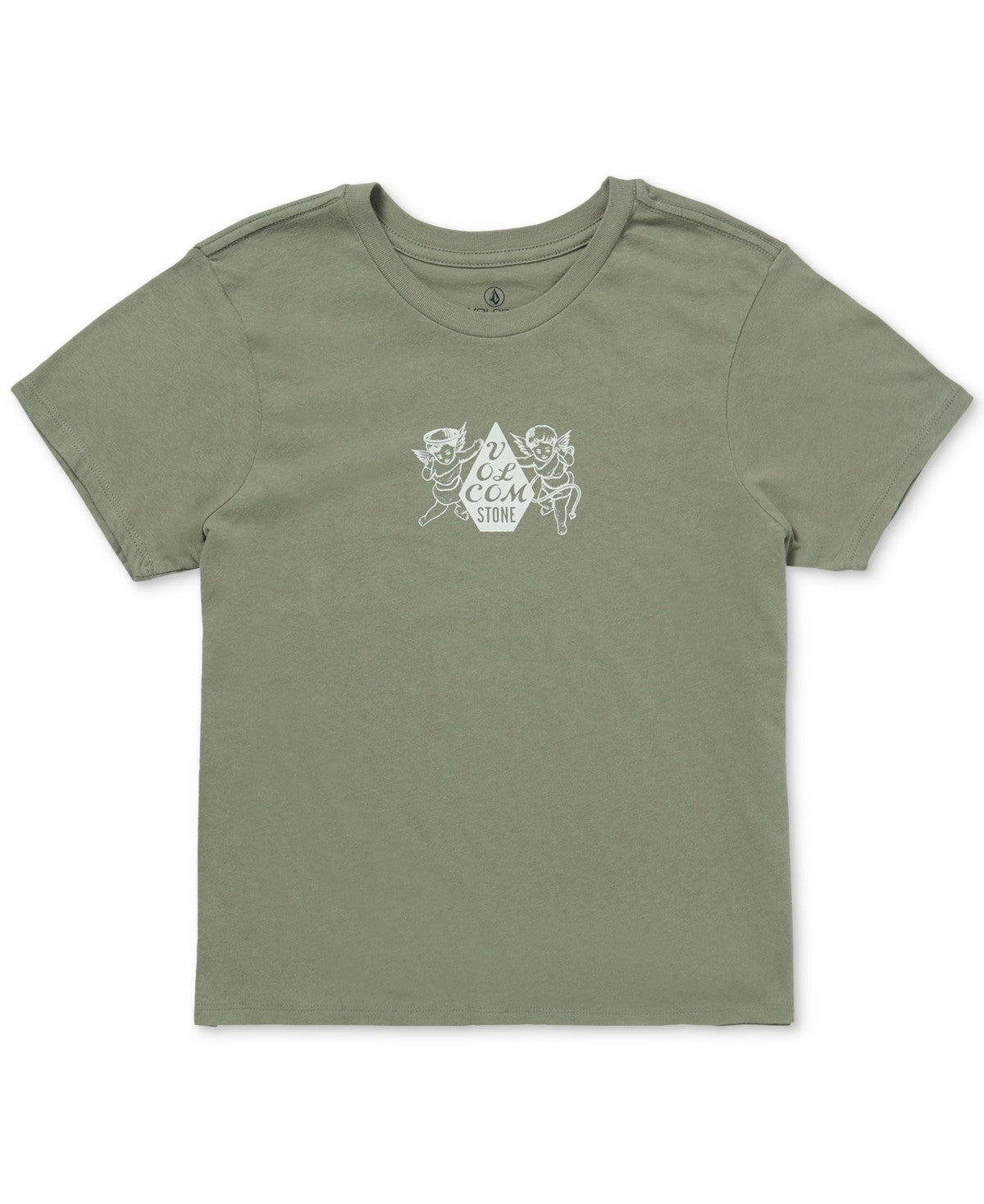 Volcom Size XL Cupid Cotton Logo Graphic Baby T-Shirt